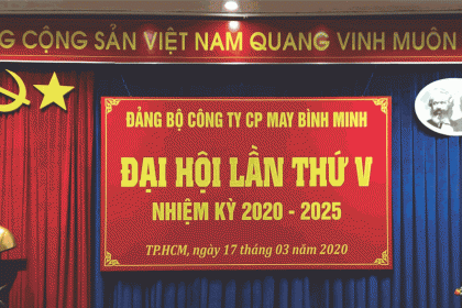 Đại hội Đảng bộ Công ty CP may Bình Minh lần thứ V, nhiệm kỳ 2020-2025